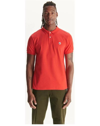 J.O.T.T T-shirt Polo rouge en coton bio