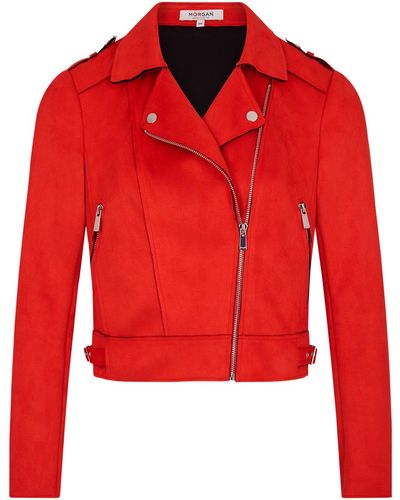 Morgan Veste Veste droite - Rouge