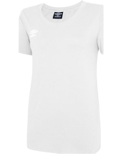 Umbro T-shirt Club Leisure - Blanc