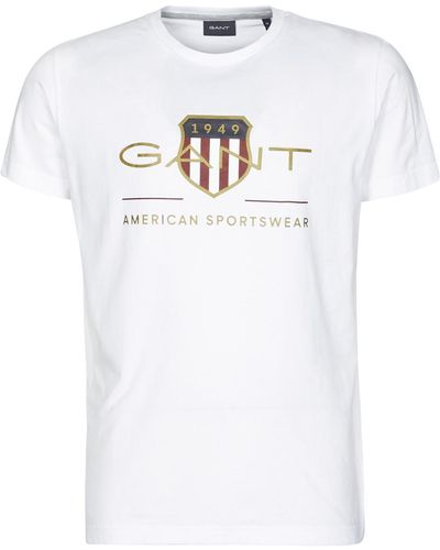 GANT T-shirt ARCHIVE SHIELD - Blanc