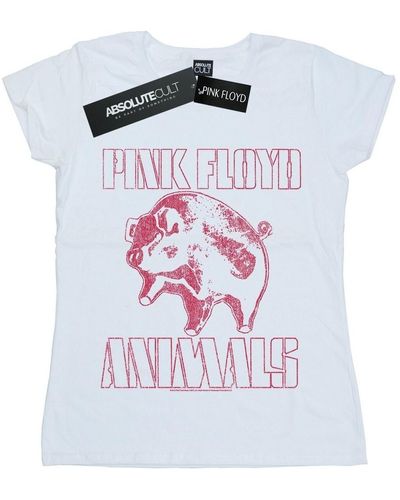 Pink Floyd T-shirt Animals Algie - Blanc