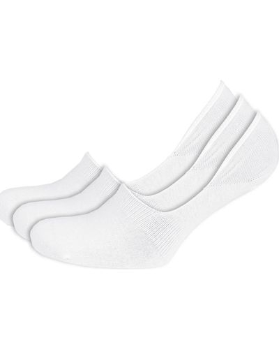 Suitable Socquettes Chaussettes Sportives Lot de 3 Blanc