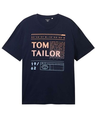 Tom Tailor T-shirt 162888VTPE24 - Bleu