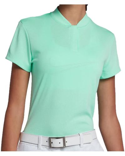 Nike Polo Vert Dry SS BLD Vert M