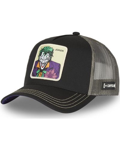 Capslab Casquette Casquette trucker DC Comics Joker - Noir