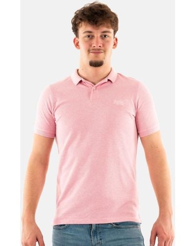 Superdry Polo m1110343a - Rose