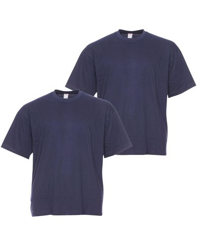 Adamo T-shirt Lot de 2 T-shirts coton - Bleu