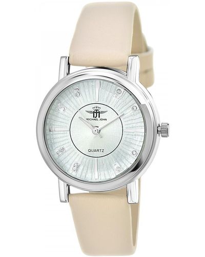 Sc Crystal Montre MF663-BEIGE - Métallisé