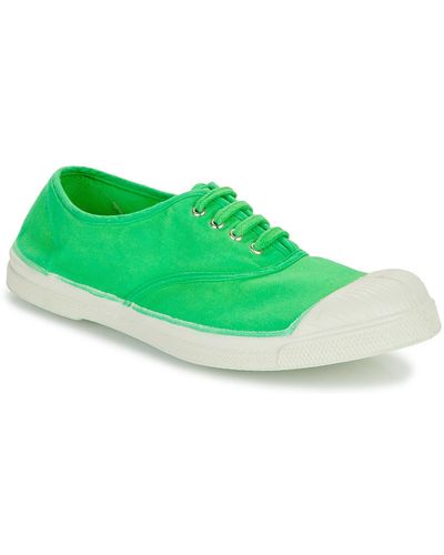 Bensimon Baskets basses TENNIS LACETS - Vert