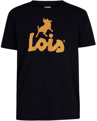 Lois T-shirt Logo T-shirt classique - Noir