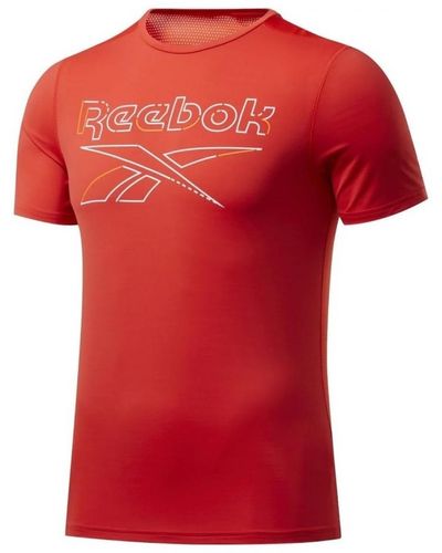 Reebok T-shirt Wor Ac Graphic Ss Q3 - Rouge