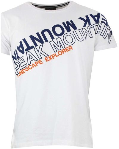 Peak Mountain T-shirt T-shirt manches courtes CYCLONE - Blanc
