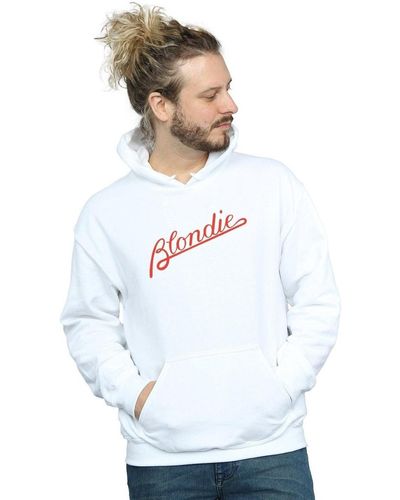 BLONDIE Sweat-shirt Lines Logo - Blanc