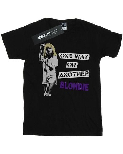 BLONDIE T-shirt One Way Or Another - Noir