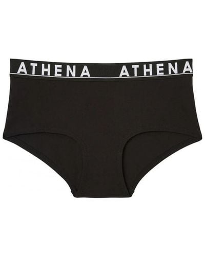 Athena Shorties & boxers Boxer Coton EASY COLOR Noir