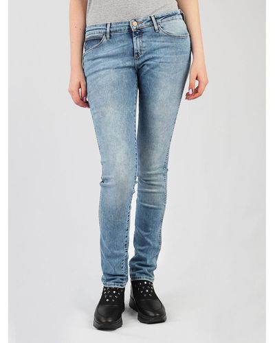 Wrangler Jeans skinny Best Blue Low Waist Courtney W23SX7850 - Bleu