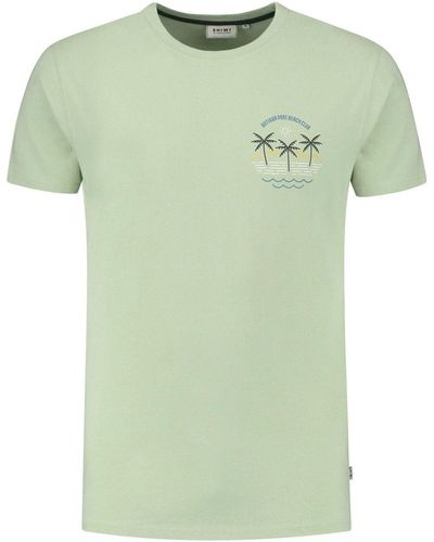Shiwi T-shirt T-Shirt Antigua Port Dust Green - Vert