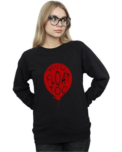 It Sweat-shirt Pennywise You'll Float Too - Noir