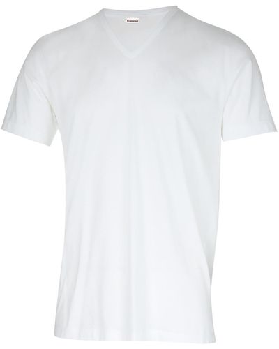 EMINENCE T-shirt T-shirt col V Coton d'Egypte - Blanc