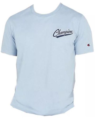 Champion T-shirt CREWNECK - Bleu