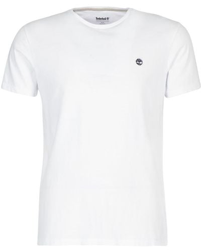 Timberland T-shirt SS DUNSTAN RIVER CREW TEE - Blanc