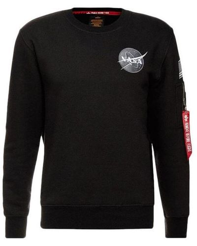 Alpha Sweat-shirt SPACE SHUTTLE - Noir