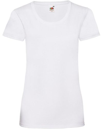 Fruit Of The Loom T-shirt SS77 - Blanc