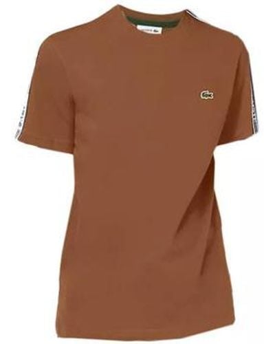 Lacoste T-shirt Tee-shirt - Marron