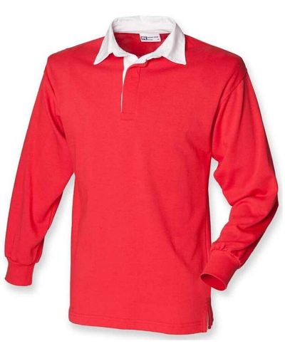 FRONT ROW SHOP Chemise Classic - Rouge