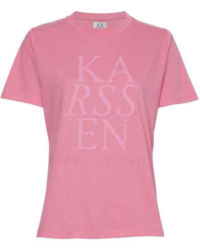 Zoe Karssen T-shirt SS21-F11-00000 T-shirt - Rose