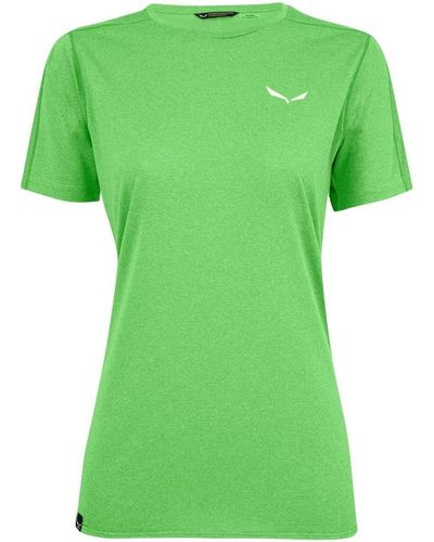 Salewa T-shirt PEDROC 3 DRY W T-SHIRT 27726-3988 - Vert