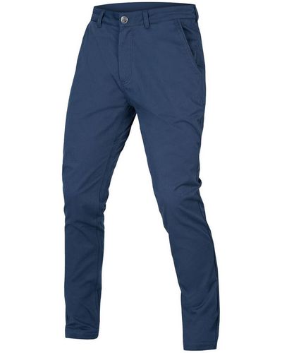 Endura Jogging Pantalones Chino Hummvee - Bleu