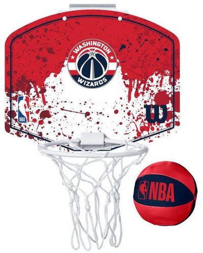Wilson Accessoire sport Mini panier de Basket NBA Wash - Rouge