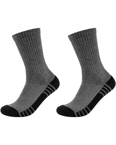 Skechers Chaussettes 2PPK Cushioned Socks - Gris