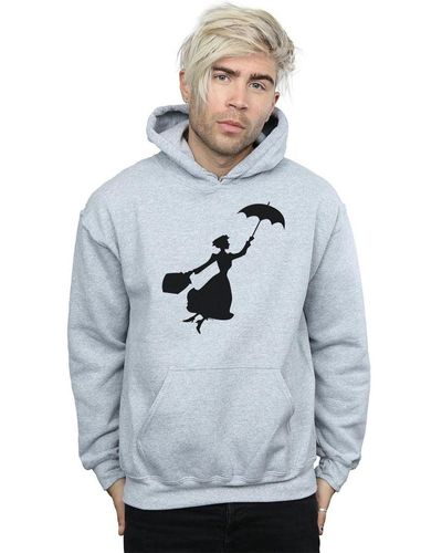 Disney Sweat-shirt Mary Poppins Flying Silhouette - Gris
