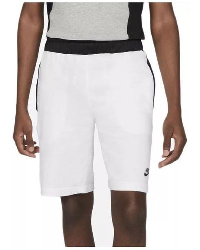 Nike Short M NSW HYBRID SHORT FT - Blanc