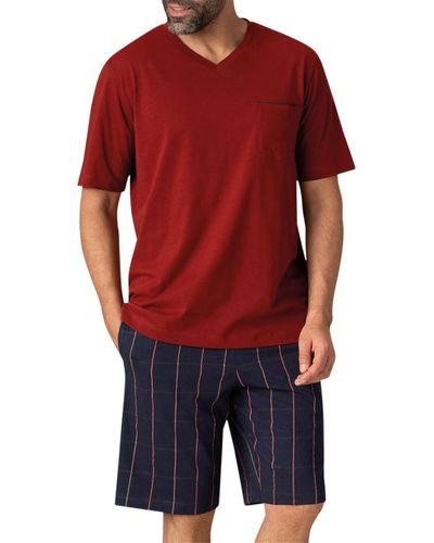 EMINENCE Pyjamas / Chemises de nuit Pyjama court coton carreaux - Rouge