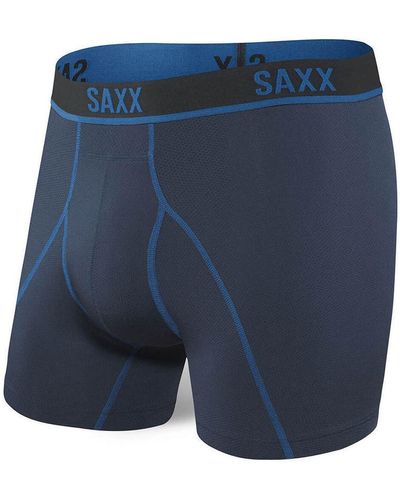 Saxx Underwear Co. Boxers KINETIC LIGHT-COMPRESSION MESH - Bleu