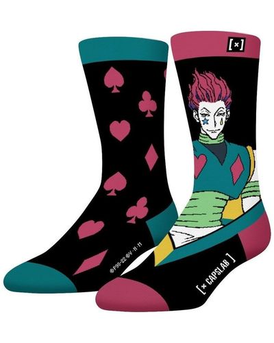 Capslab Chaussettes Paire de chaussettes de ville Hunter x Hunter His - Bleu