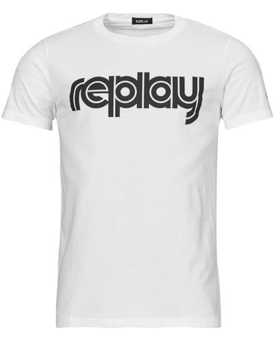 Replay T-shirt M6754-000-2660 - Blanc