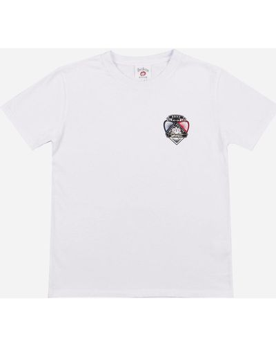 Bons Baisers De Paname T-shirt T Shirt Sororité Ecusson - Blanc