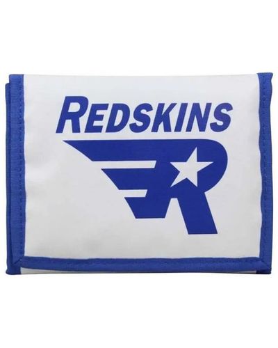 Redskins Sac à main Grand portefeuille à scratch toile enduite - Bleu