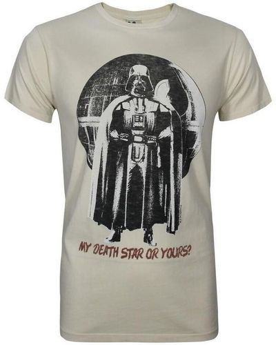 Junk Food T-shirt My Death Star Or Yours - Gris