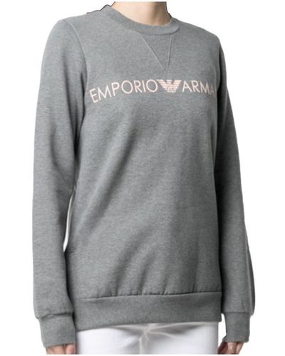 Emporio Armani Sweat-shirt Classic logo - Gris