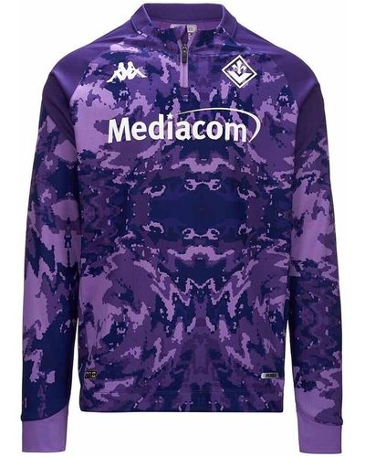 Kappa Sweat-shirt Sweatshirt Ablaspre Pro 7 ACF Fiorentina 23/24 - Bleu