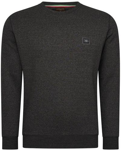 Cappuccino Italia Sweat-shirt Sweater Antraciet - Noir