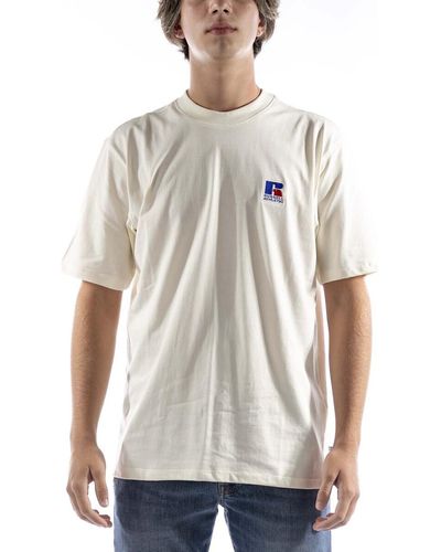 Russell T-shirt T-Shirt Badley Panna - Blanc