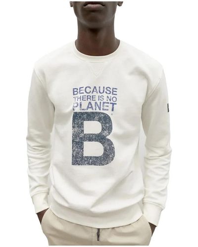 Ecoalf Sweat-shirt GREATALF B SWEATSHIRT MAN - Blanc