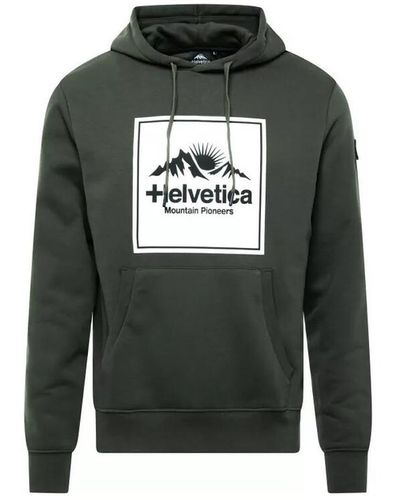 Helvetica Sweat-shirt VISCOMPTE - Vert