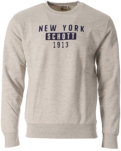 Schott Nyc Sweat-shirt SW07523N - Gris